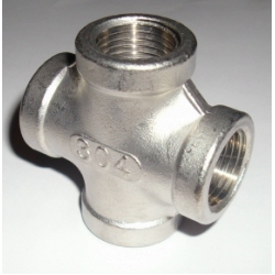 1/2" NPT Cross Stainless