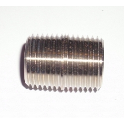 1/4" NPT close nipple Stainless