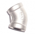 1/2" NPT 45 degree elbow Stainless