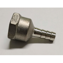 1/2" NPT FEMALE  x 3/8" hose barb - 304 Stainless