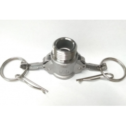 1/2" SS Camlock Female x Garden Hose Male