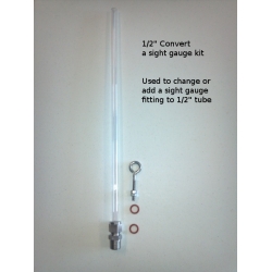 CONVERT  a sight gauge fitting kit