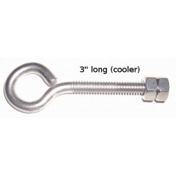 3 inch long Stainless eyebolt  cooler