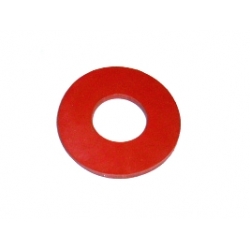 LARGE RED 1/2" NPT flat silicone gasket