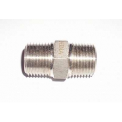 1/2" NPT Hex nipple Stainless