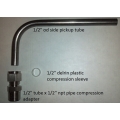 . SIDE  pickup - Weldless version drain / dip tube SS kit