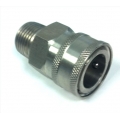 1/2" STAINLESS Quick Disconnect - Female x 1/2" Male Thread