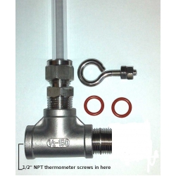 Welded Thermometer sight gauge fitting kit