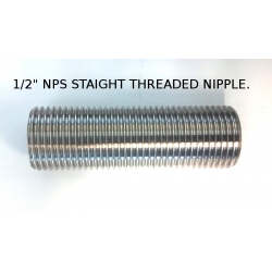 1/2  STRAIGHT thread nipple 2.5 long